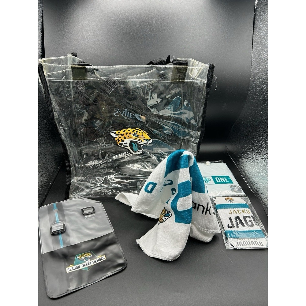 Jacksonville Jaguars Season Gift Bundle Clear Stadium Bag